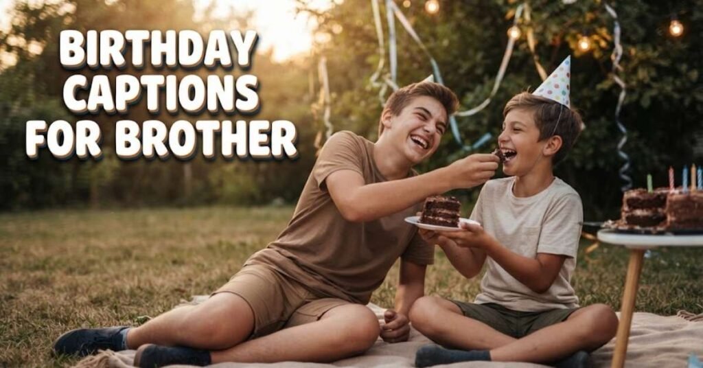 Birthday Captions for Brother