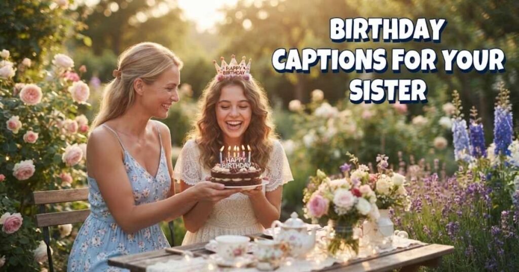 Birthday Captions for Your Sister