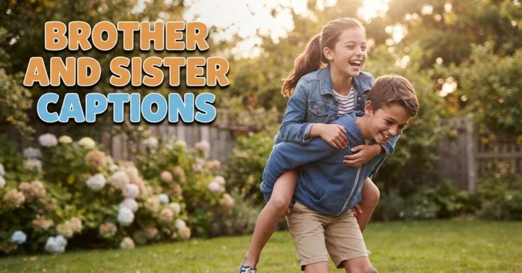 Brother and Sister Captions