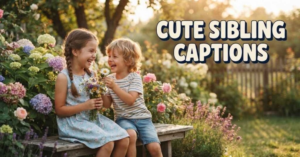 Cute Sibling Captions