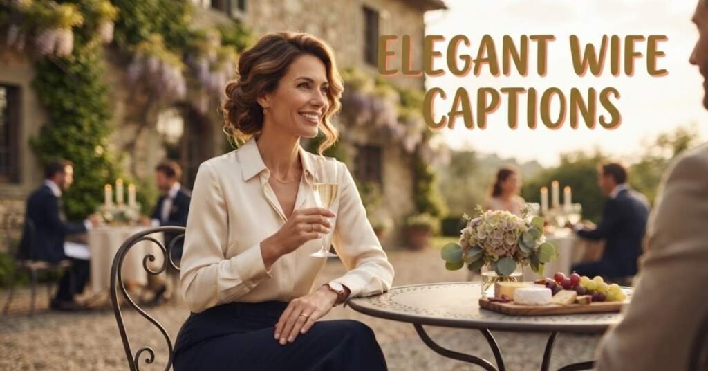 Elegant Wife Captions