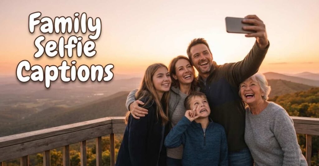 Family Selfie Captions