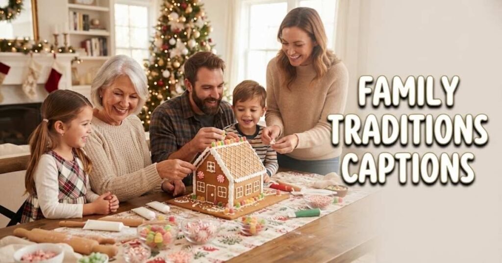 Family Traditions Captions