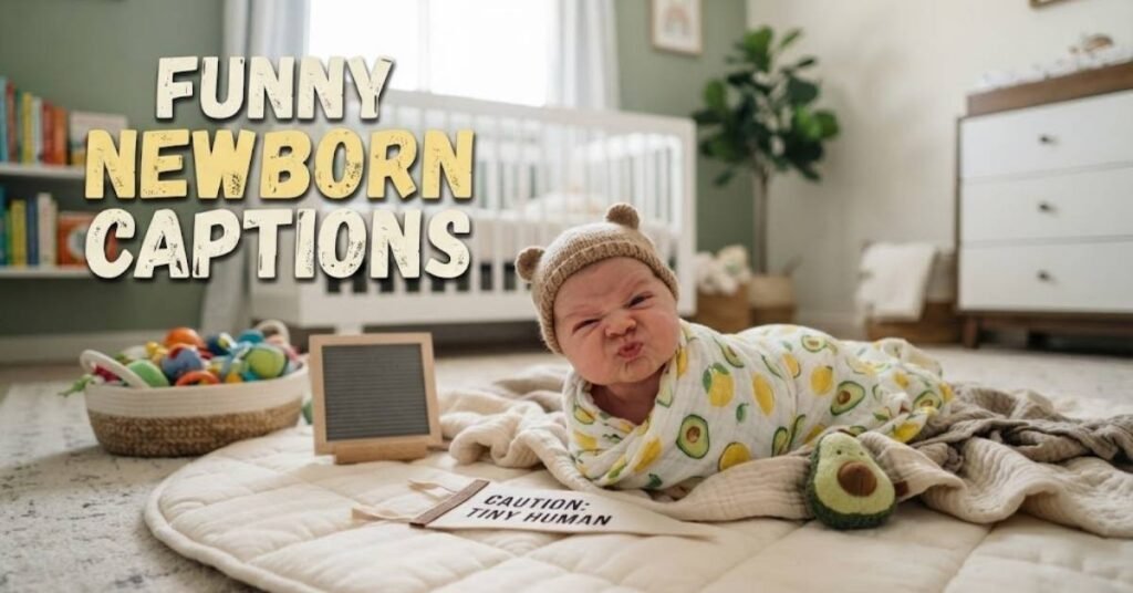 Funny Newborn Captions