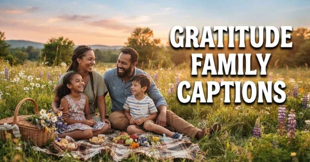 Gratitude Family Captions