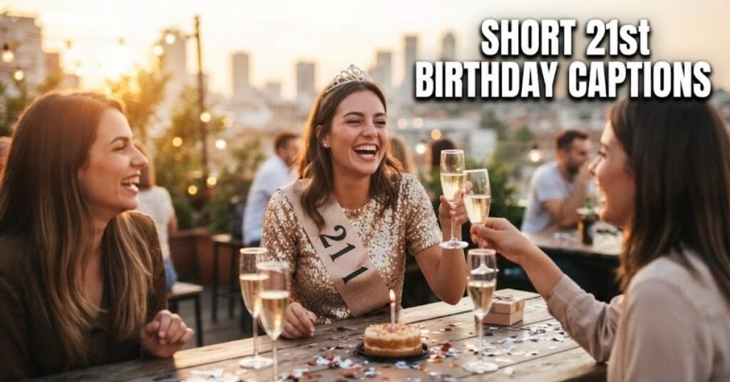 Short 21st Birthday Captions