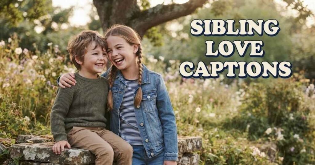 Sibling Love Captions