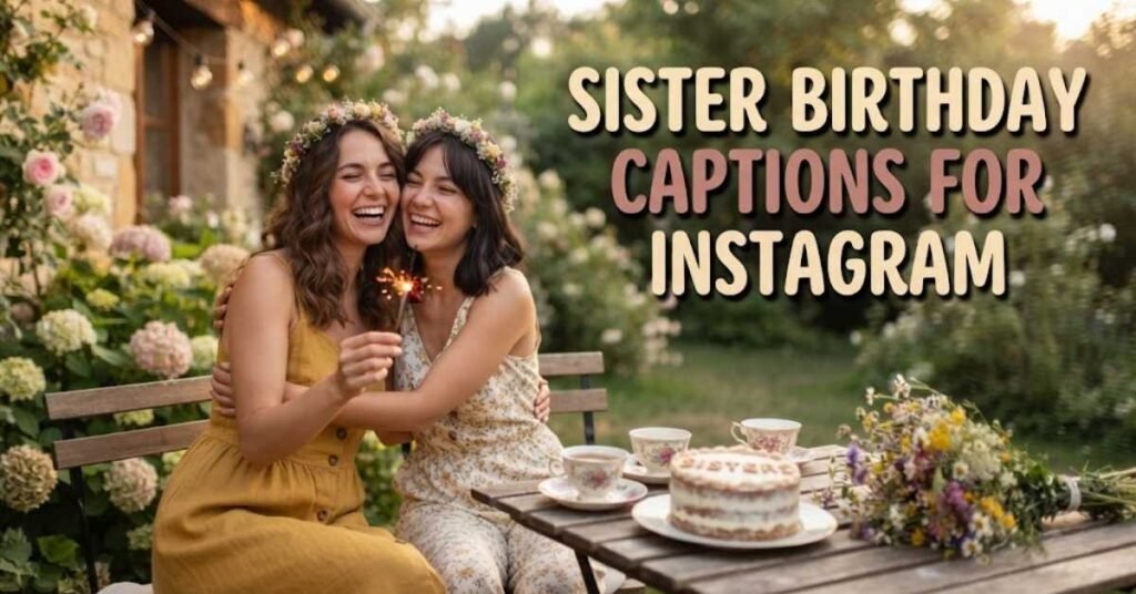 Sister Birthday Captions For Instagram