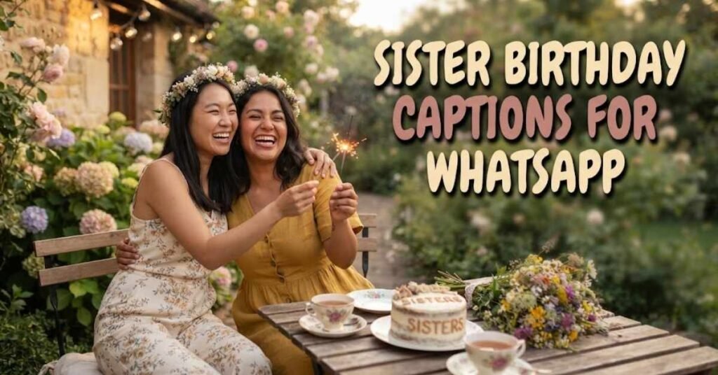 Sister Birthday Captions for WhatsApp
