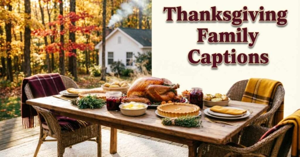 Thanksgiving Family Captions