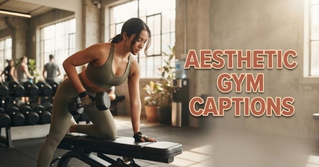 Aesthetic Gym Captions