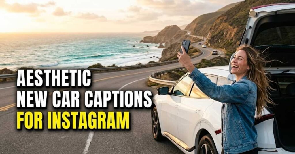 Aesthetic New Car Captions for Instagram