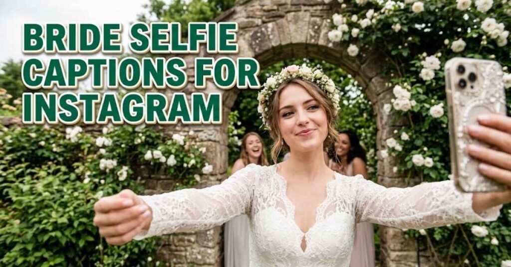 Bride Selfie Captions for Instagram