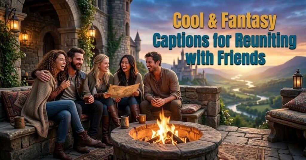 Cool & Fantasy Captions for Reuniting with Friends