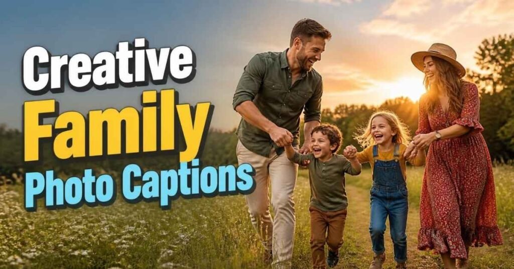 Creative Family Photo Captions