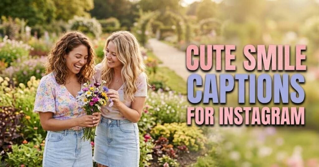 Cute Smile Captions for Instagram