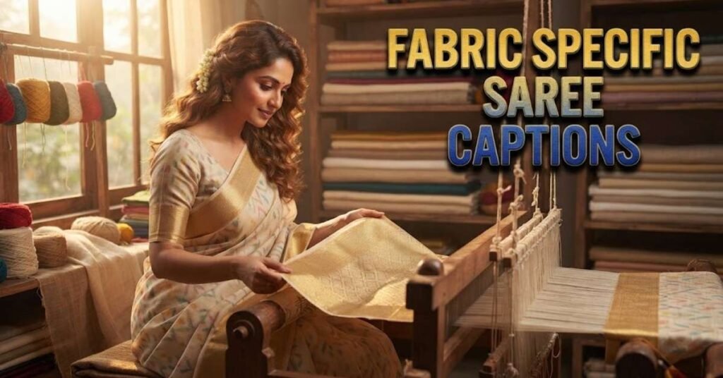 Fabric Specific Saree Captions