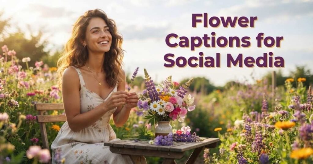 Flower Captions for Social Media