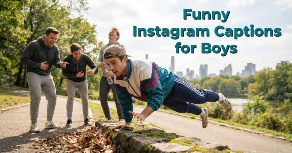 Funny Instagram Captions for Boys