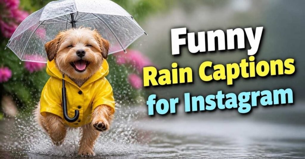 Short Rain Captions for Instagram