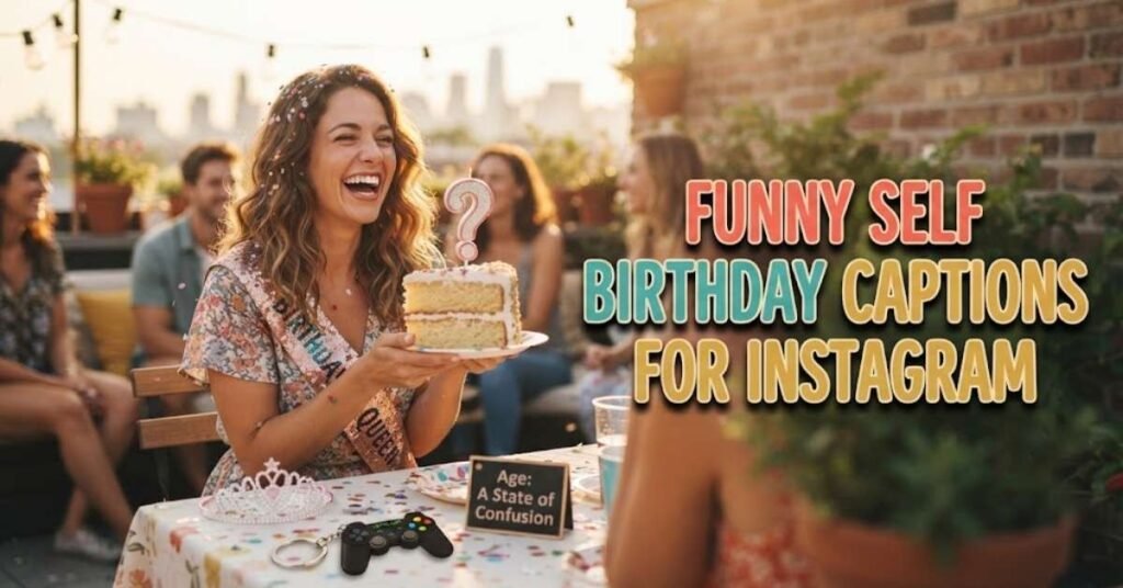 Funny Self Birthday Captions for Instagram