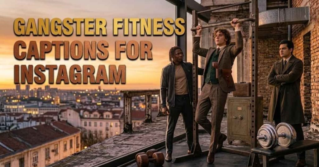Gangster Fitness Captions for Instagram