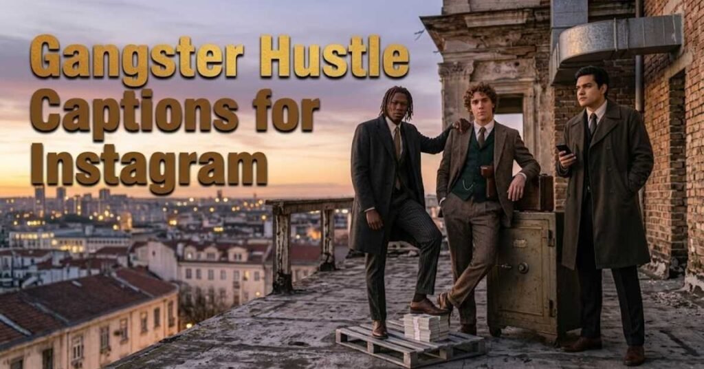 Gangster Hustle Captions for Instagram