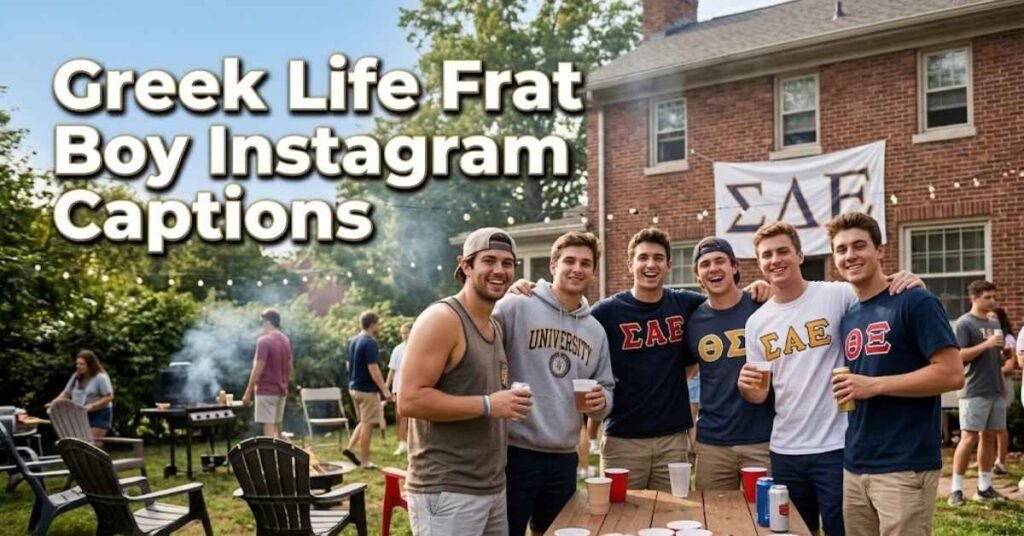 Greek Life Frat Boy Instagram Captions