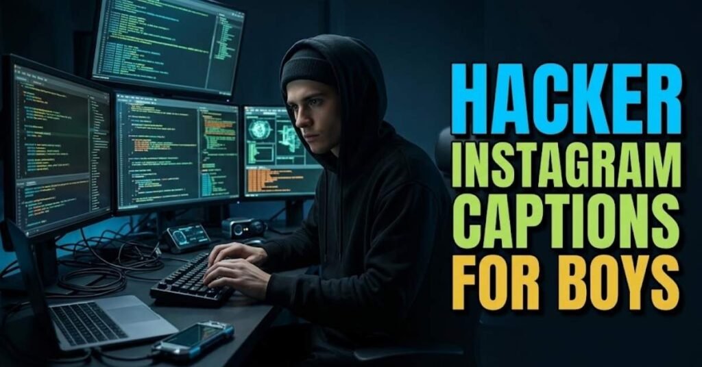 Hacker Instagram Captions for Boys