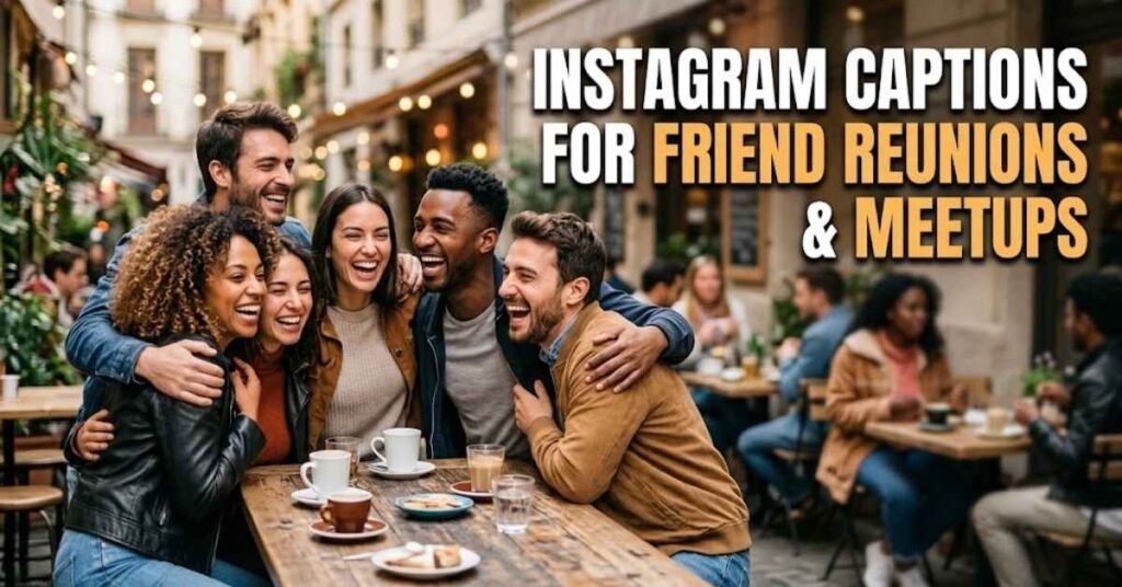 Instagram Captions for Friend Reunions & Meetups