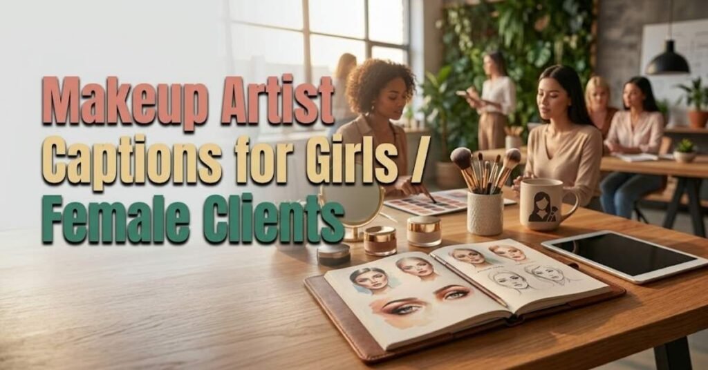 Makeup Artist Captions for Girls Female Clients