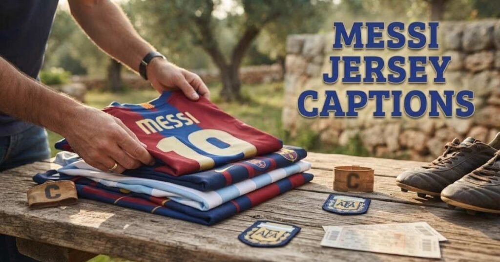 Messi Jersey Captions