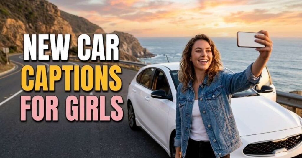 New Car Captions for Girls
