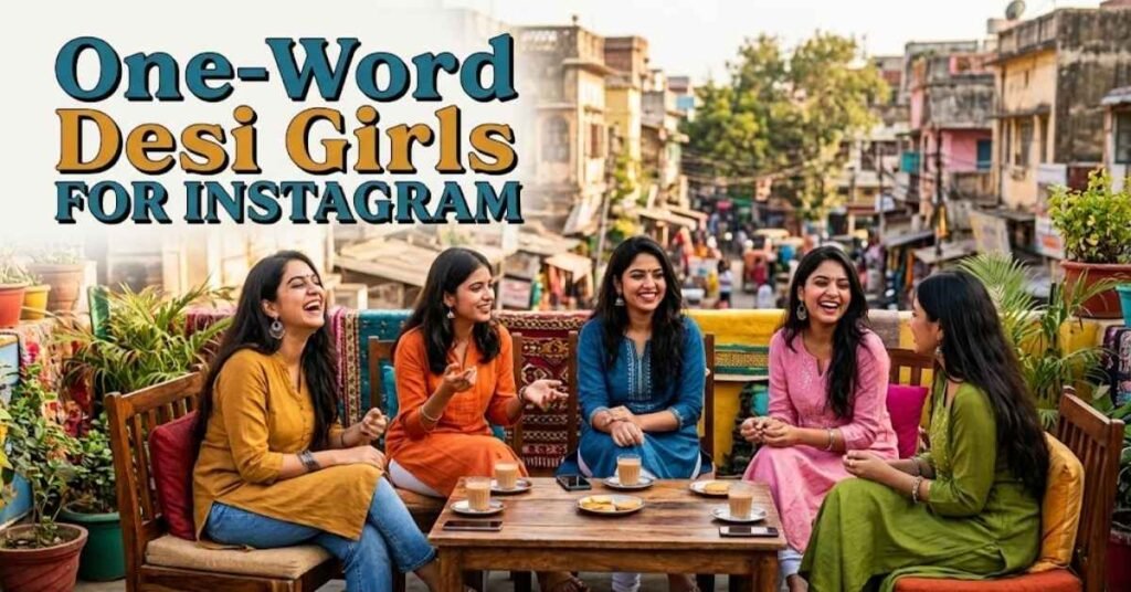 _One-Word Desi Girls Captions for Instagram