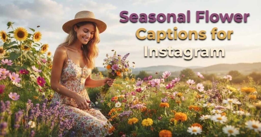 Seasonal Flower Captions for Instagram