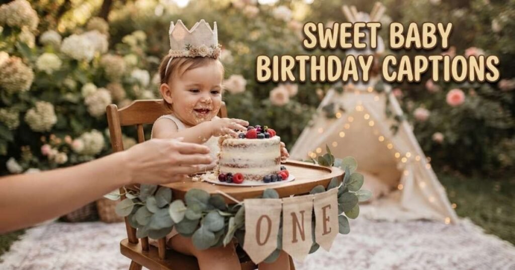 Sweet Baby Birthday Captions