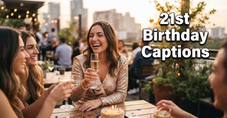 21st Birthday Captions