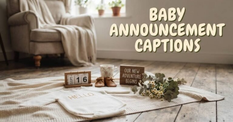 Baby Announcement Captions