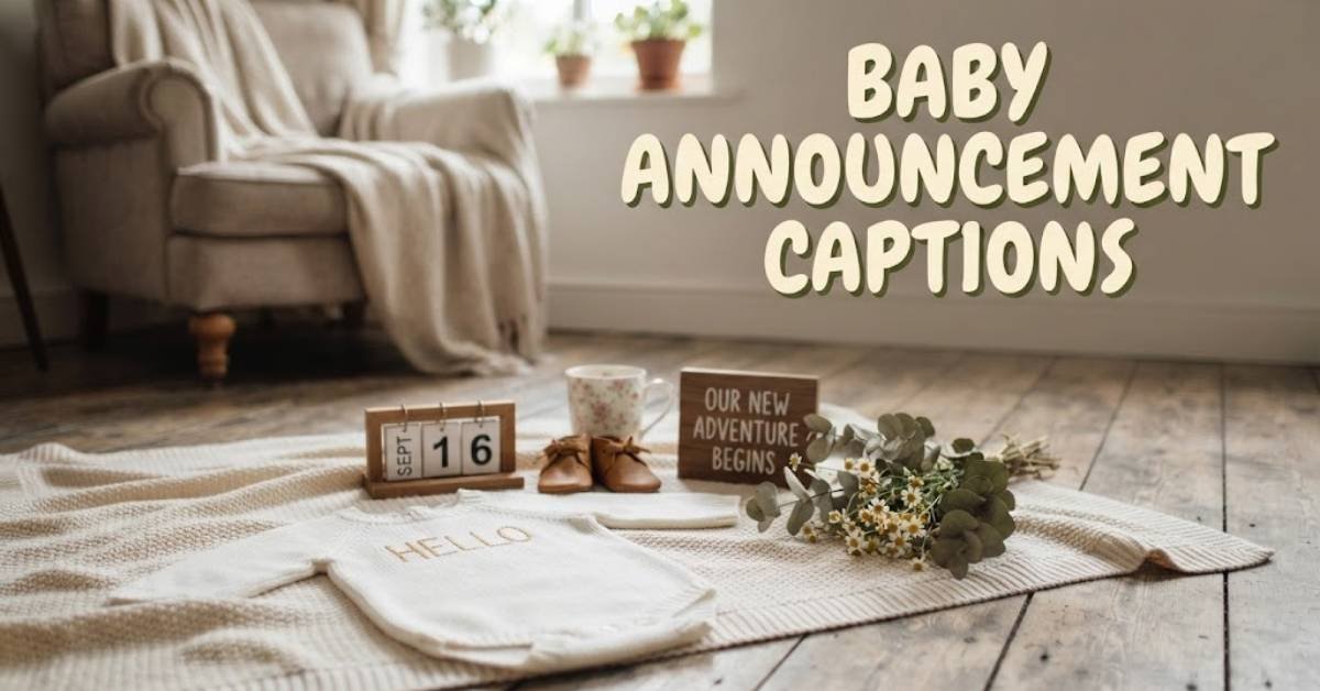 Baby Announcement Captions