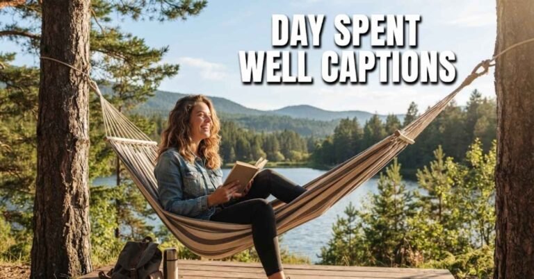 Day Spent Well Captions