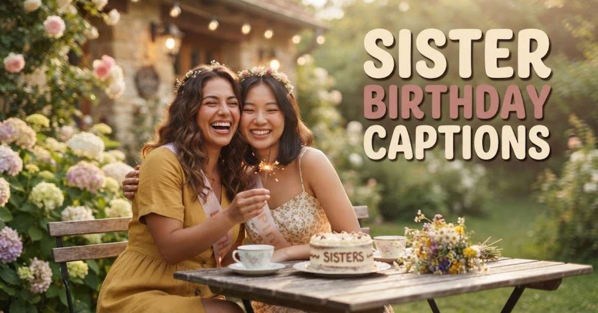 Sister Birthday Captions