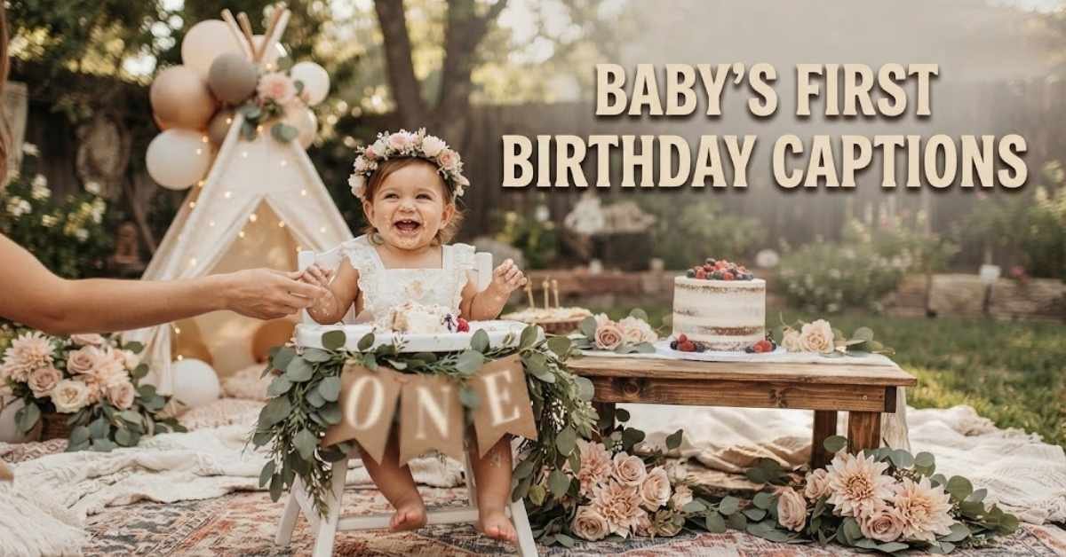 Baby’s First Birthday Captions