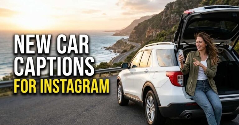 New Car Captions for Instagram