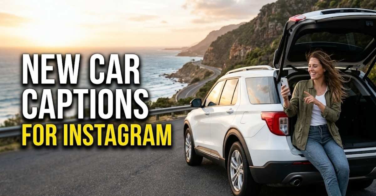 New Car Captions for Instagram