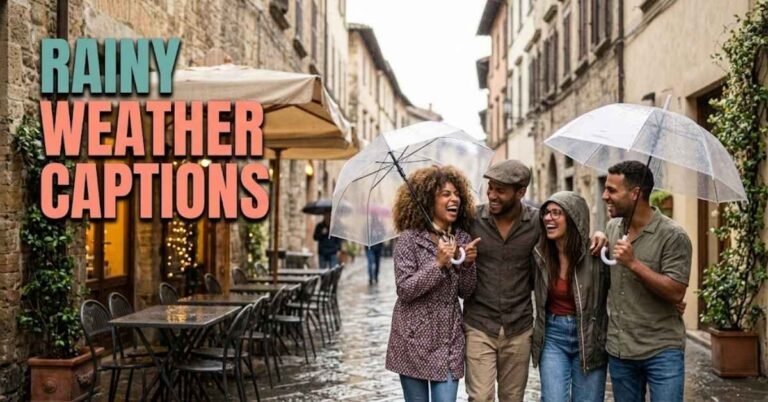 Rainy Weather Captions