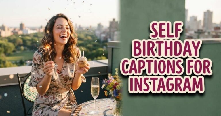 Self Birthday Captions for Instagram