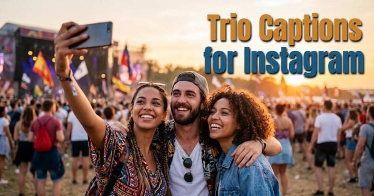 Trio Captions for Instagram